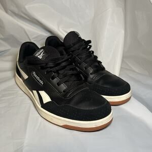 Men's REEBOK Court Advance Black/White/Gum Shoes Size 8.5